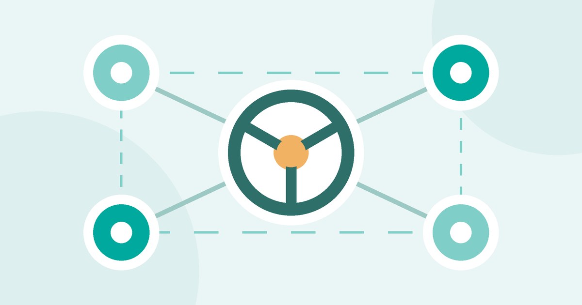Illustratie van een organisatieschema met een leidinggevende die zelf de verzuimbegeleiding aanstuurt, naast een bedrijfsarts en een casemanager, als symbool voor een eigen regiemodel